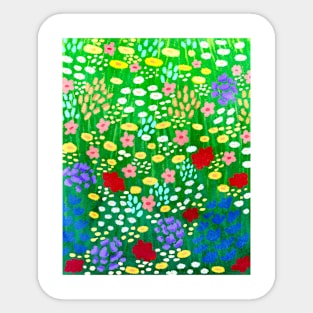 Flower fields Sticker